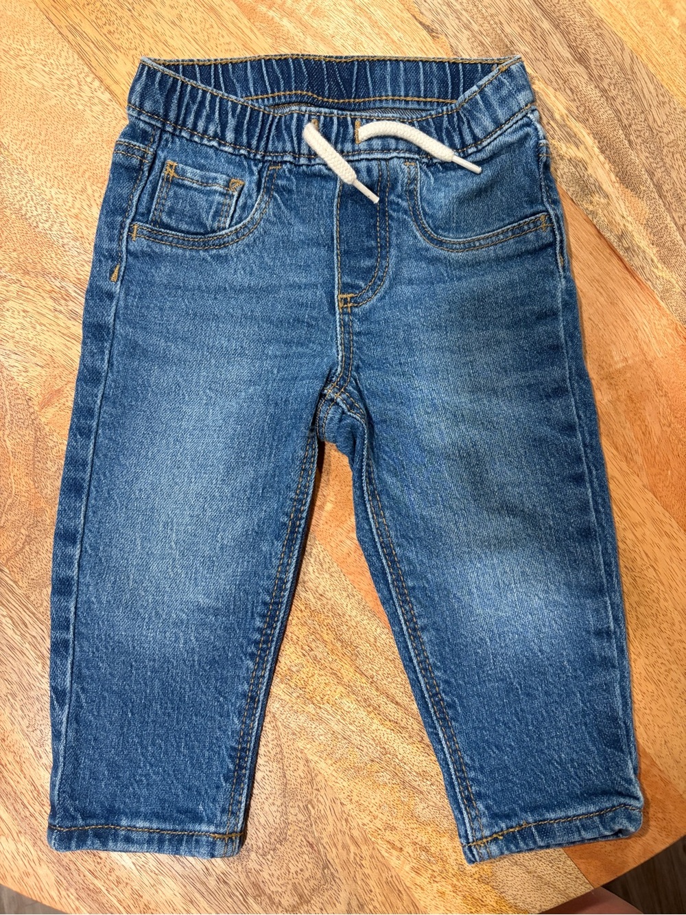 Old Navy Dark Blue Denim Pull-On Jogger Jeans for Kids